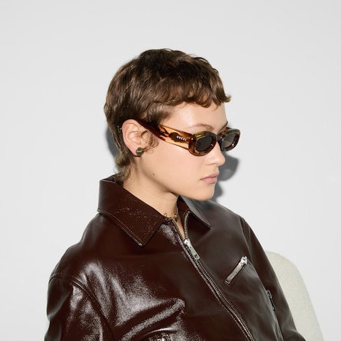 Oval frame sunglasses - 3