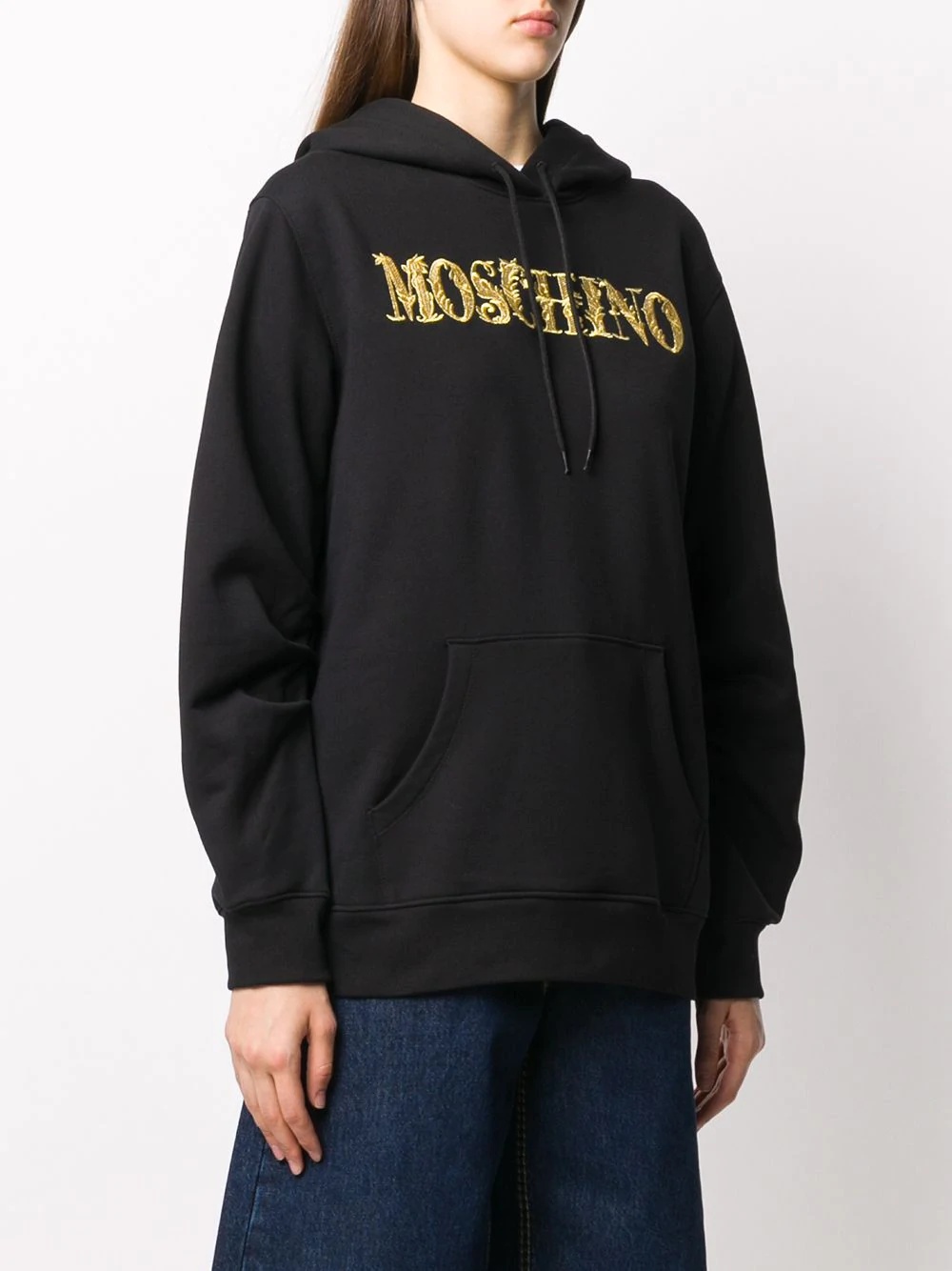 logo embroidery hoodie - 3