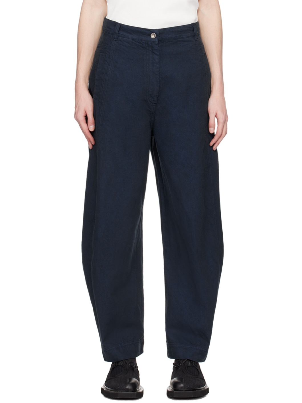 Navy Post Jeans - 1