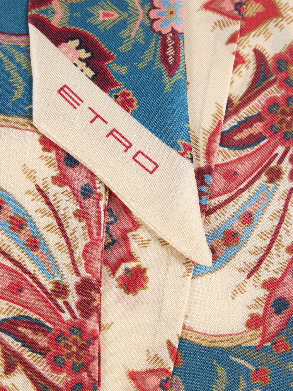 paisley-print scarf - 2