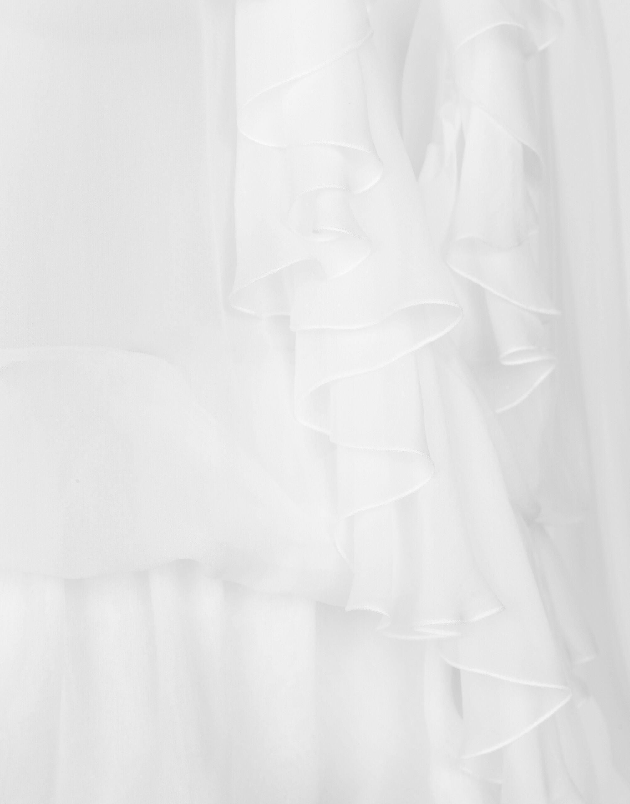 Chiffon blouse with ruffles - 11