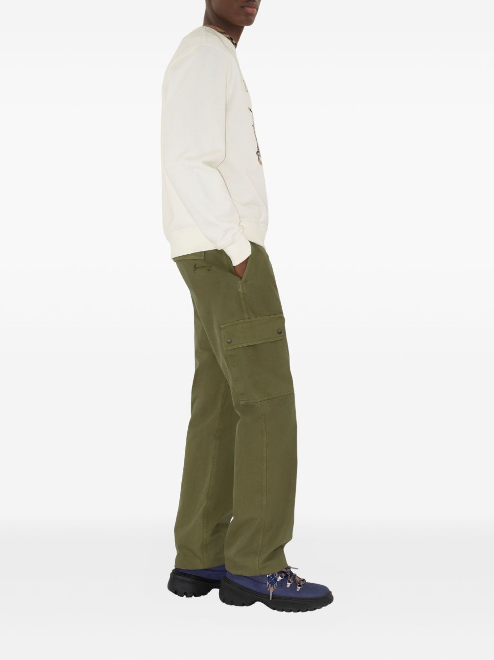 cotton-blend sweatshirt - 3