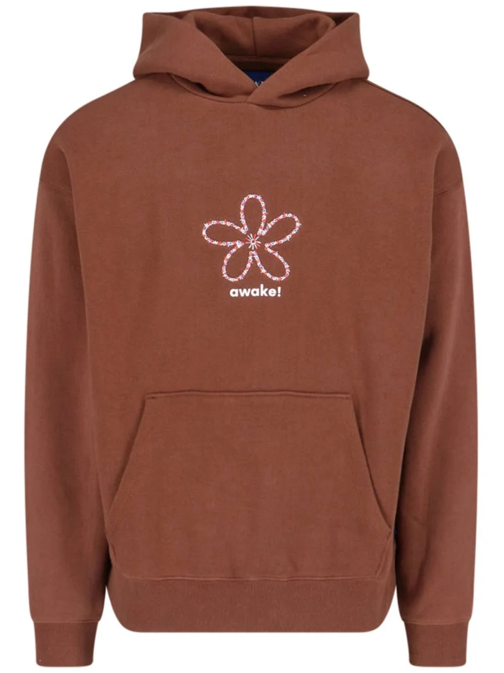 logo-print hoodie - 1