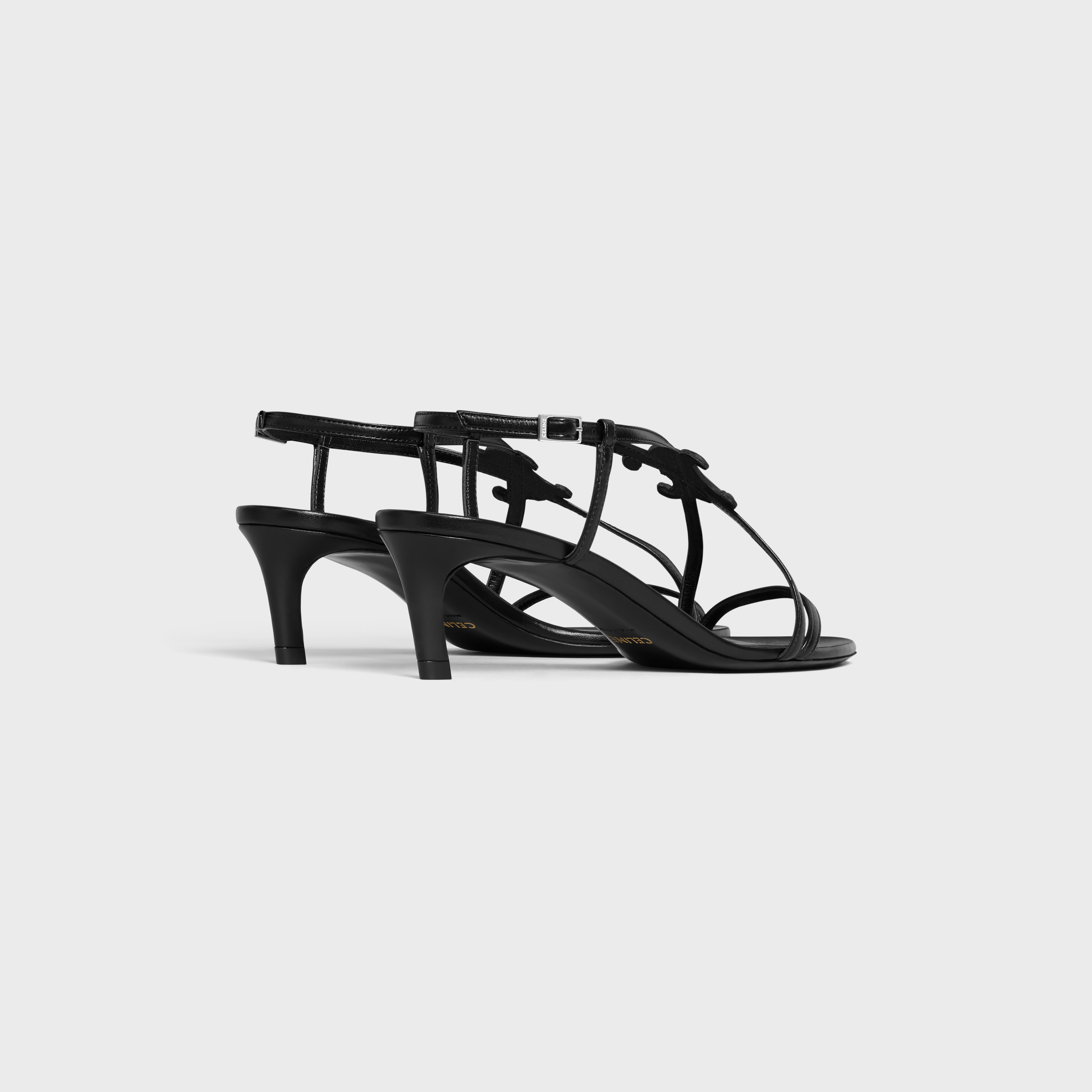 CELINE CUIR TRIOMPHE SANDAL in LAMBSKIN - 3