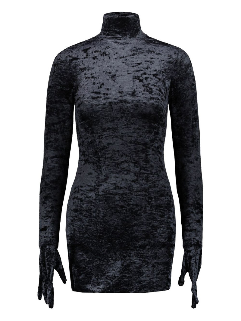 velvet gloves mini dress 1