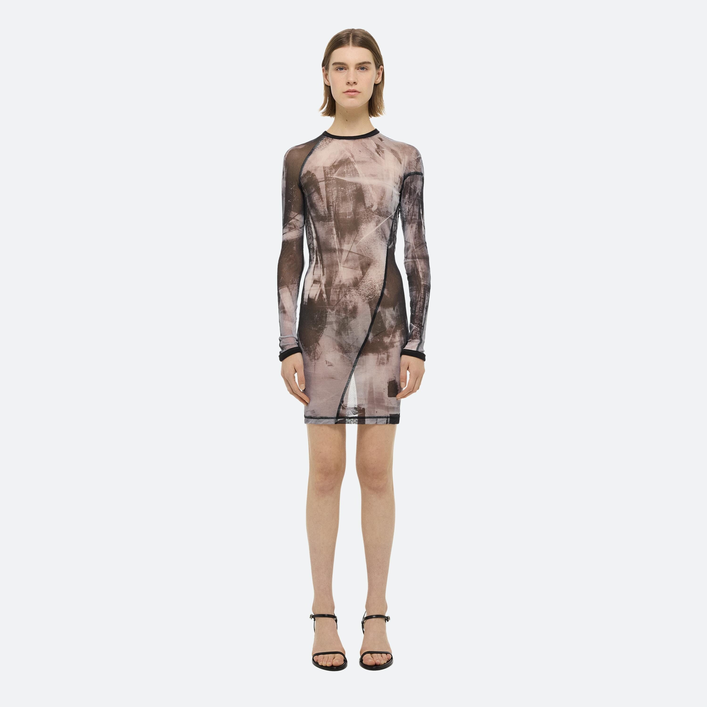 SCRIBBE TWISTED DRESS - 3