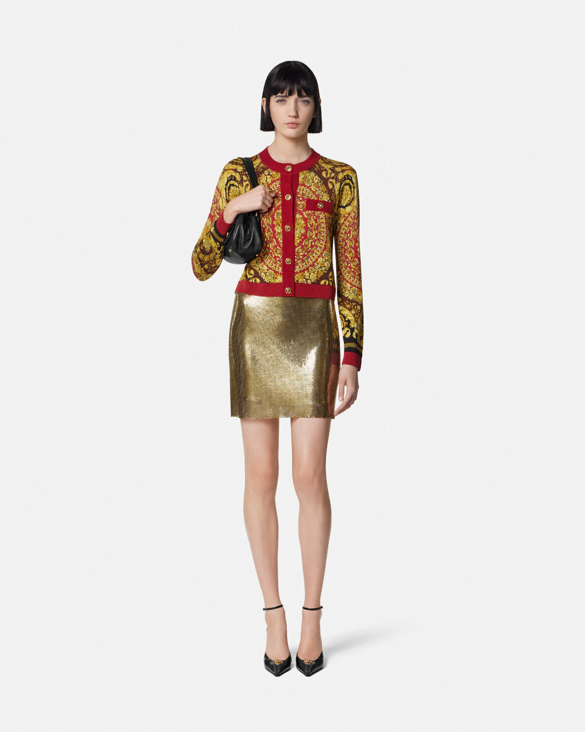 Barocco Silk Knit Cardigan - 2