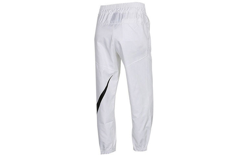 Nike (WMNS) Nike Sportswear Swoosh Logo Printing Woven Sports Trousers White CJ3777-100 outlook