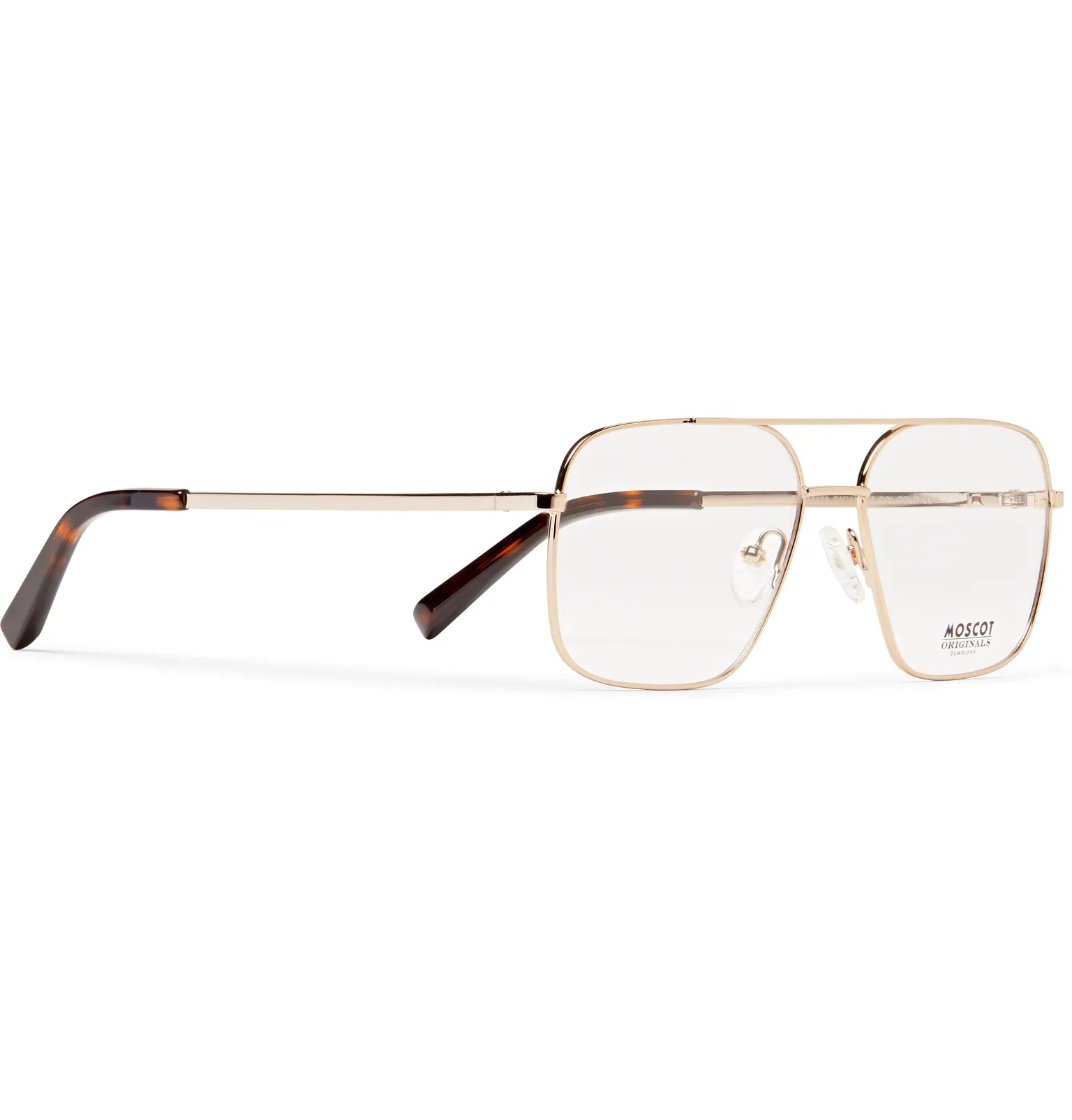 Shtarker Aviator-Style Gold-Tone Optical Glasses - 3