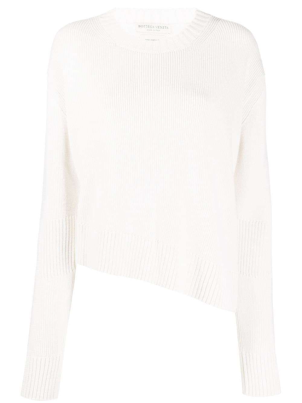 relaxed ribbed jumper - 1