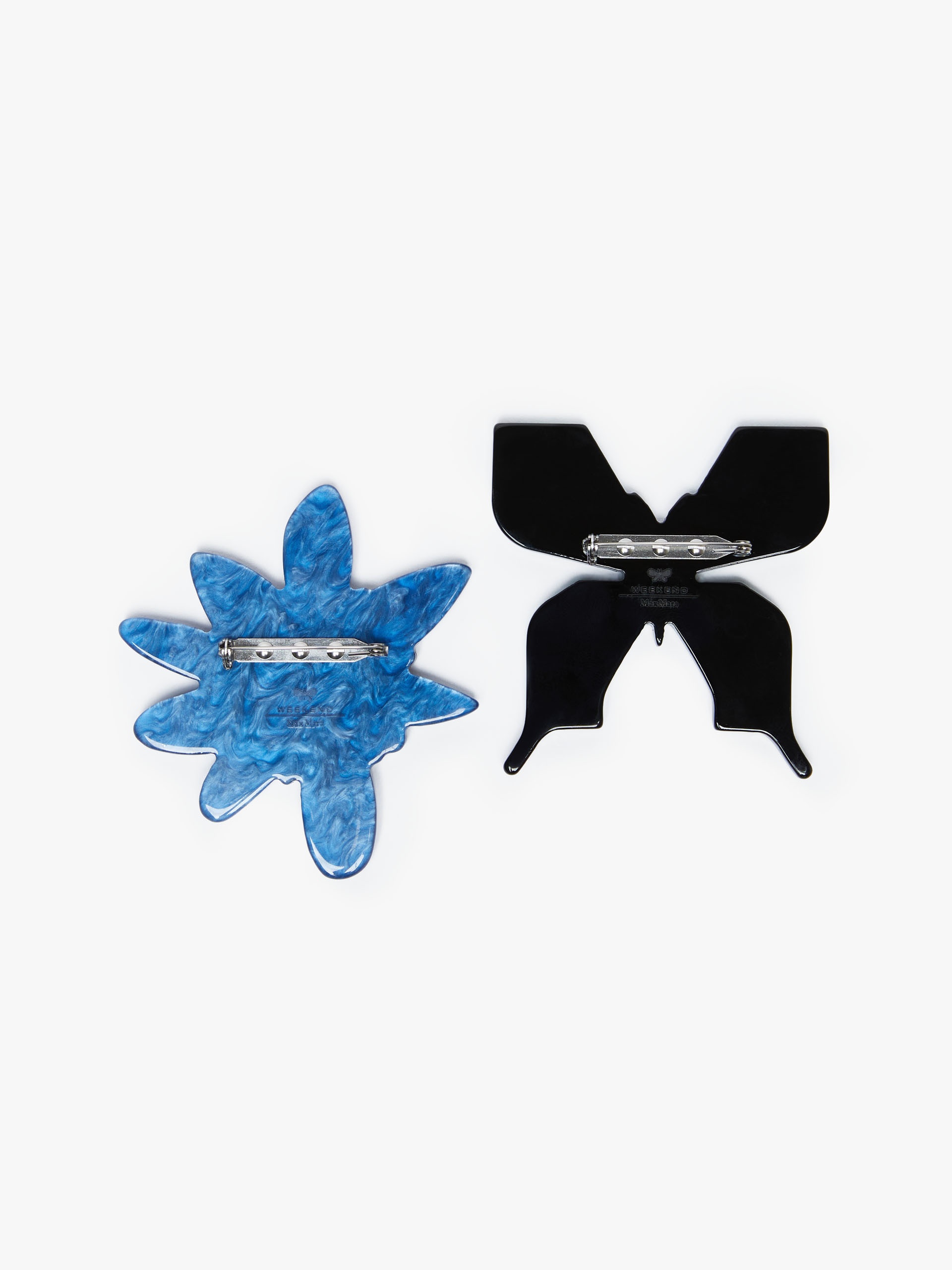 TALLERO Set of 2 resin brooches - 3