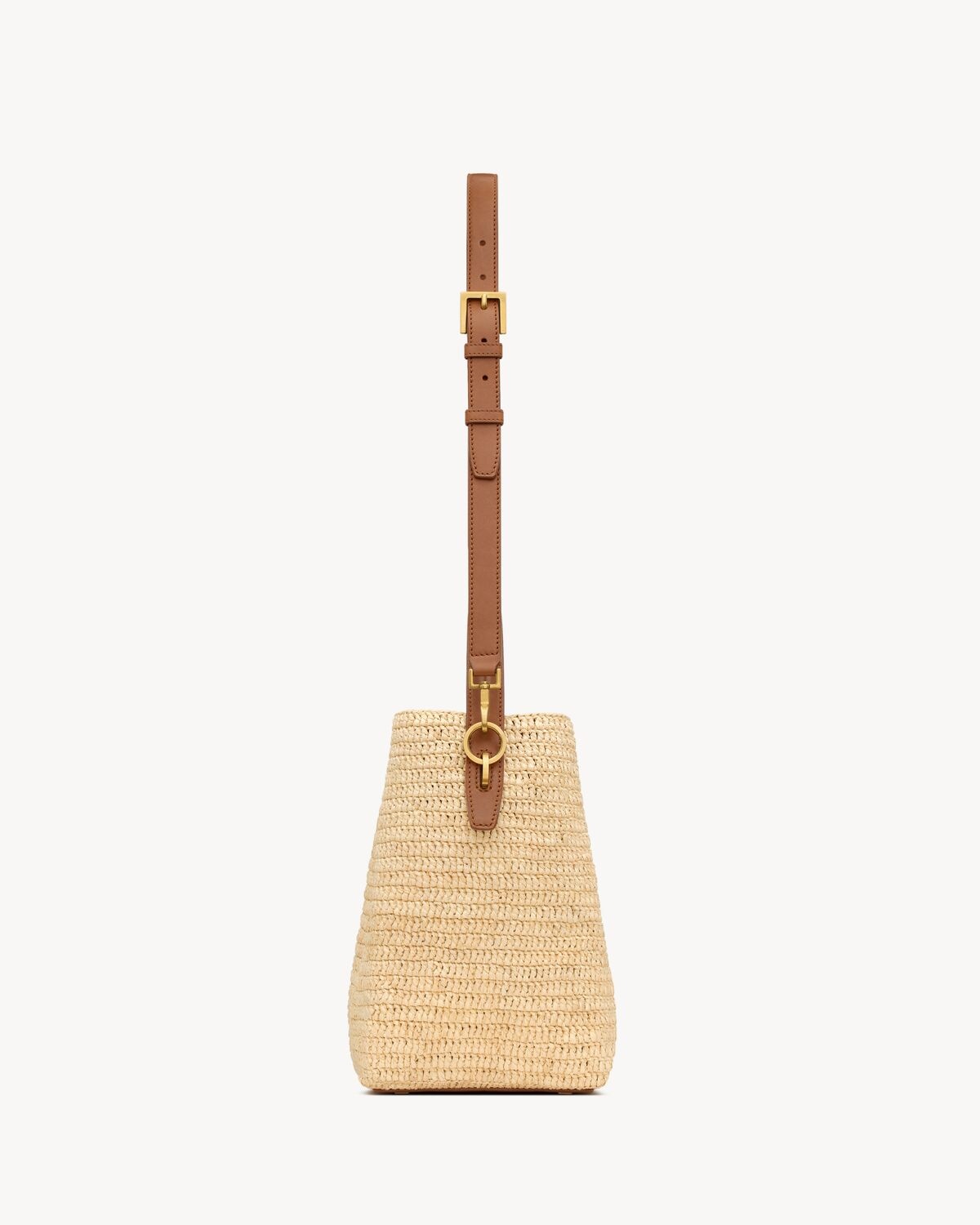 LE 37 IN WOVEN RAFFIA AND VEGETABLE-TANNED LEATHER - 6