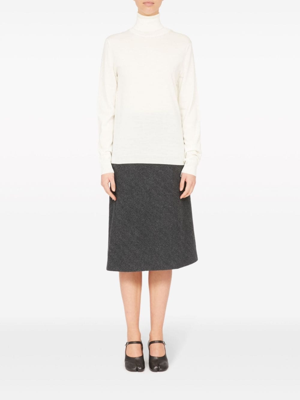 high-neck merino-wool jumper - 2