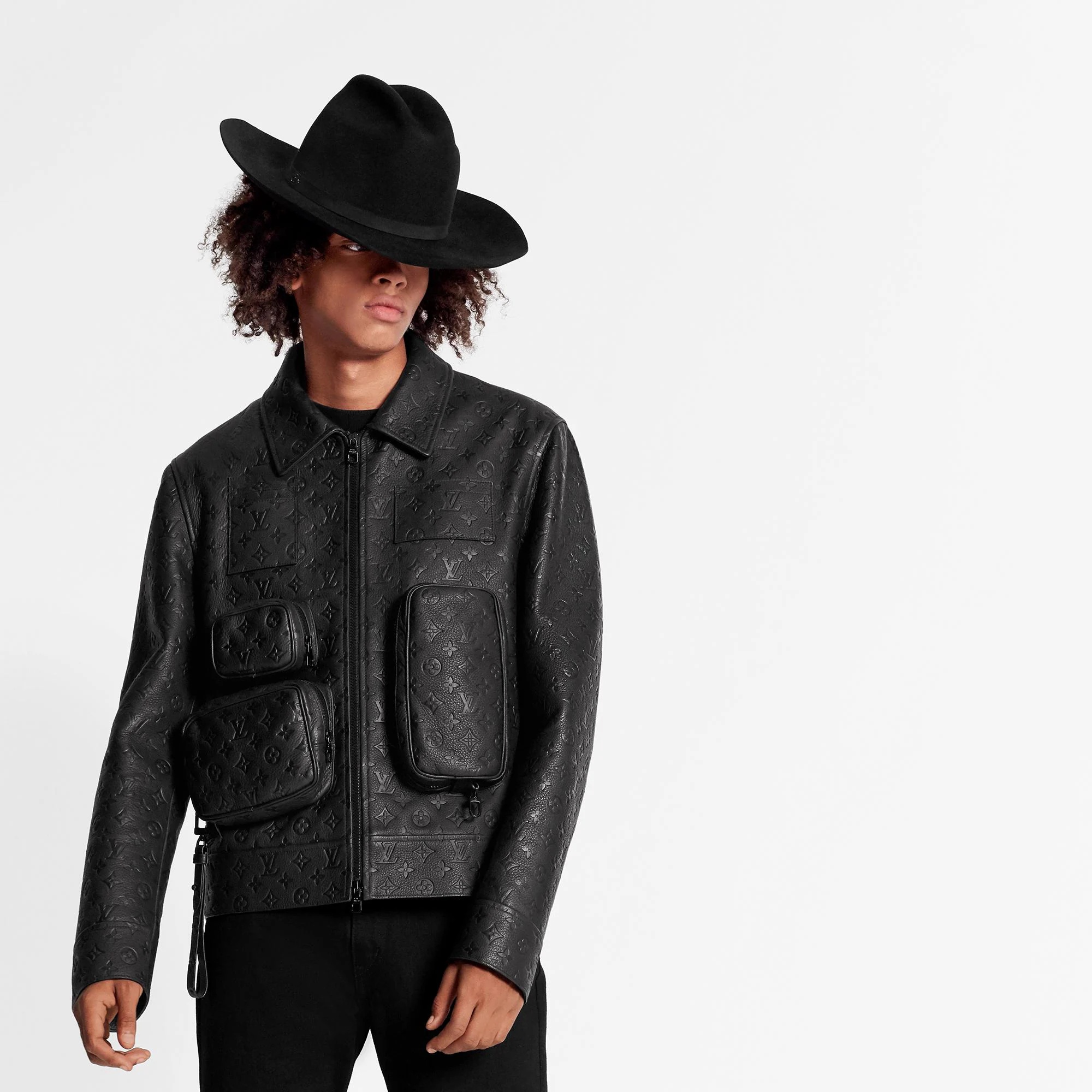 Monogram Embossed Utility Jacket - 2