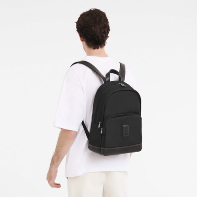 Longchamp Boxford Backpack Black - Canvas outlook