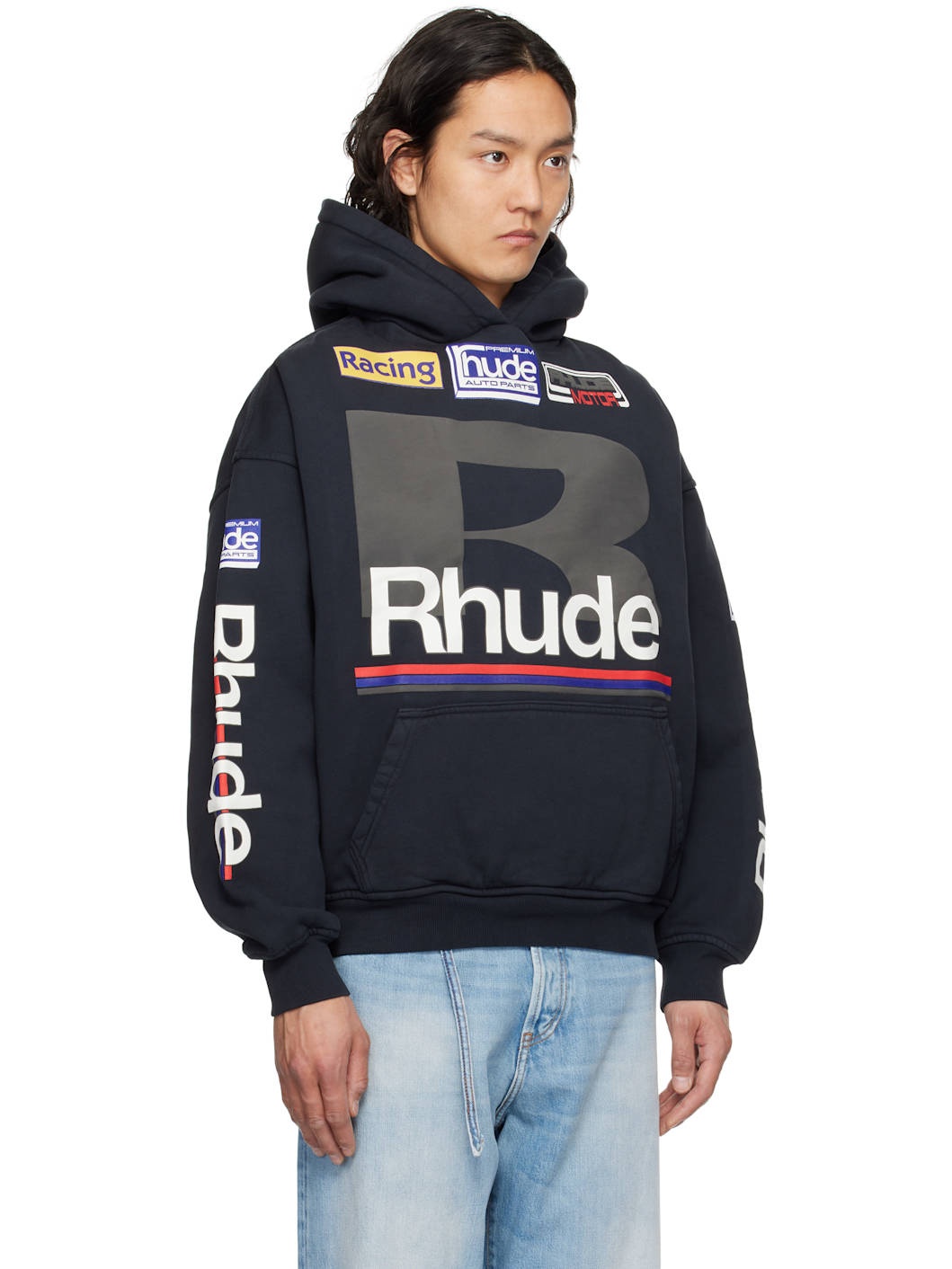 Black Petrol Patch Hoodie - 2
