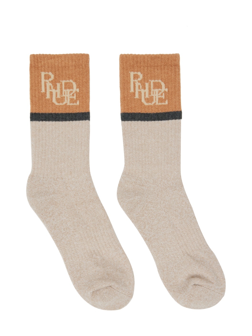 Beige Sport Socks - 1