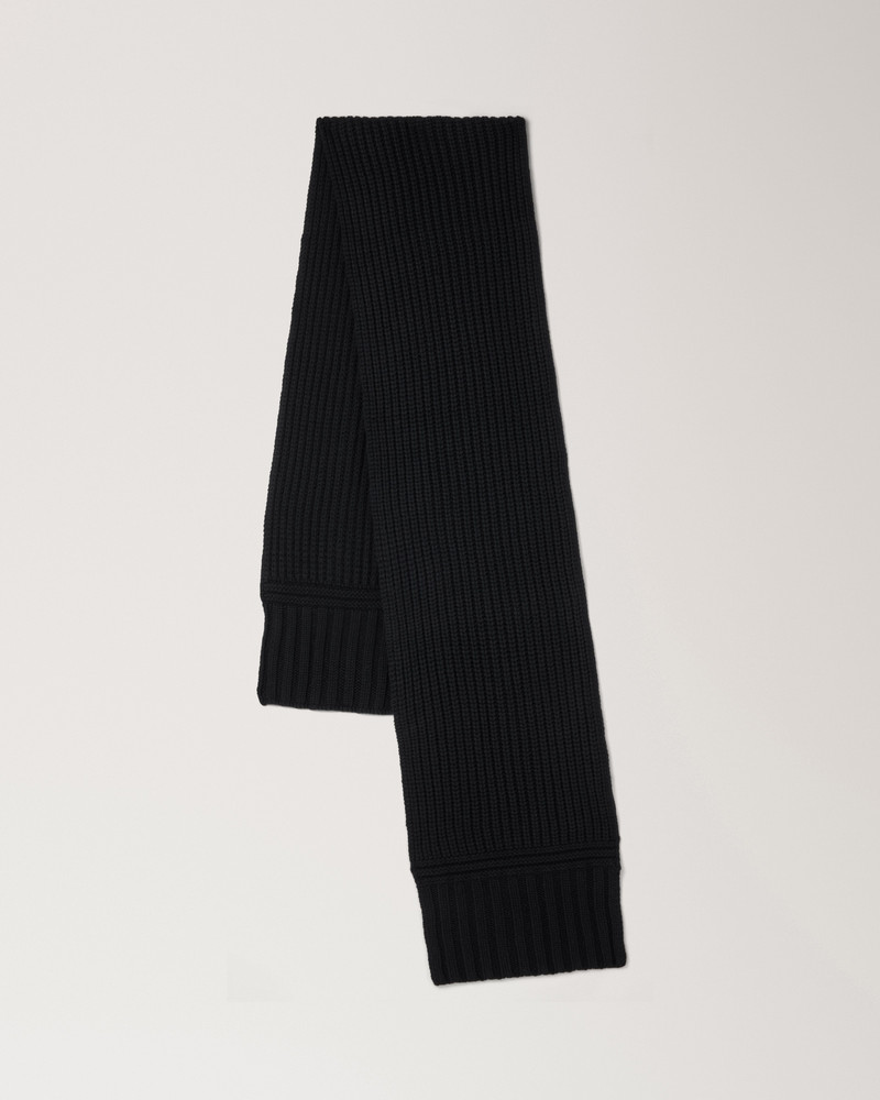Mulberry Chunky Ribbed Scarf
Black Lambswool outlook