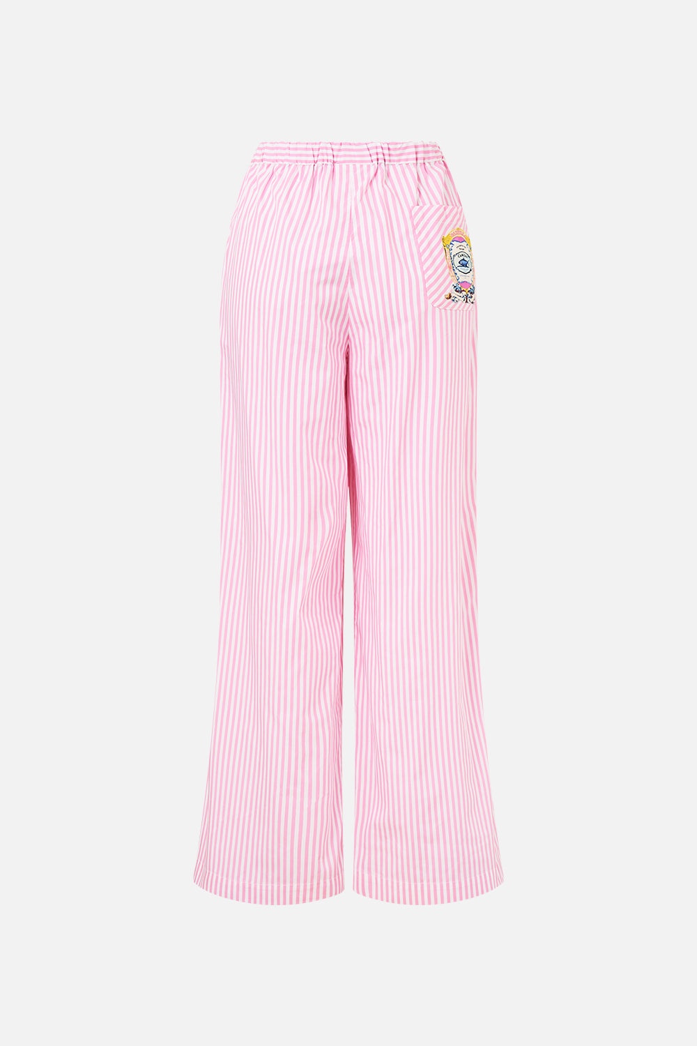 BUTTON FRONT LOUNGE PANT - 7