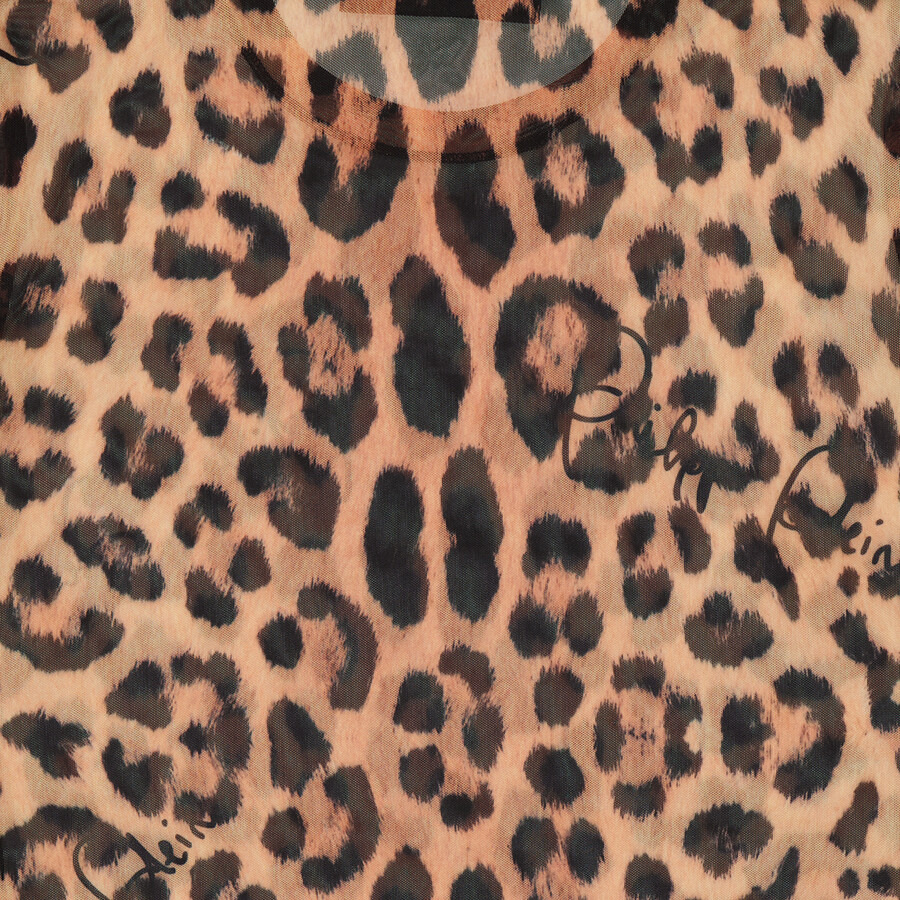 Philipp Plein Leopard Print Round Neck T-Shirt - 7