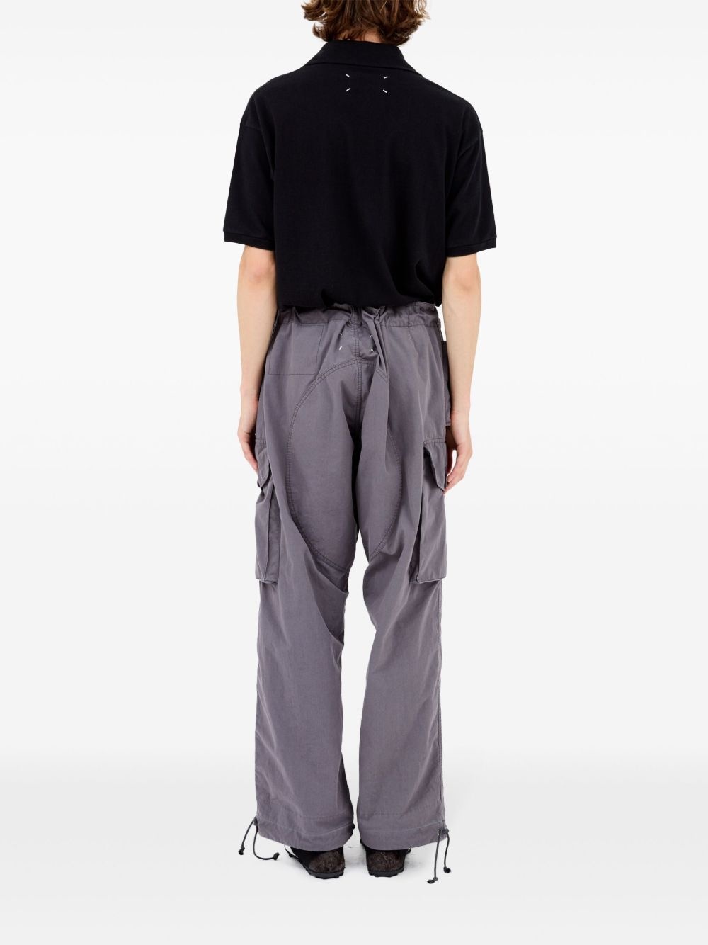 four-stitch logo track pants - 4