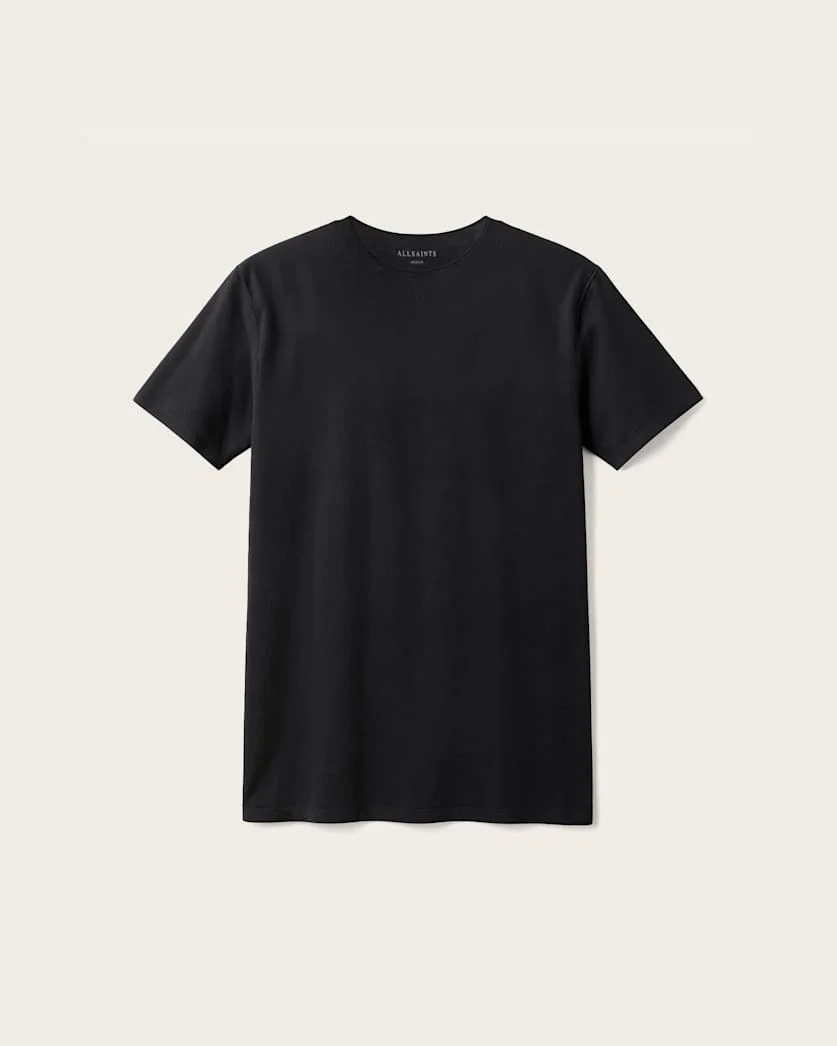 FIGURE CREW NECK RAW EDGE T-SHIRT - 1
