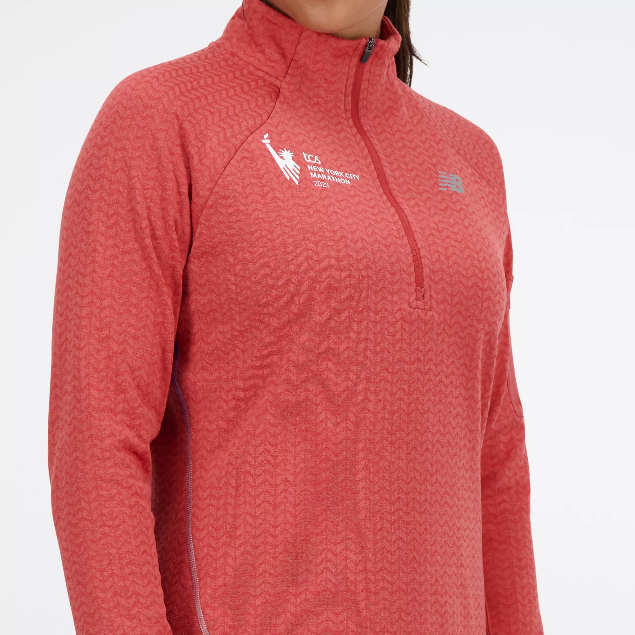 NYC Marathon NB Heat Grid Half Zip - 4
