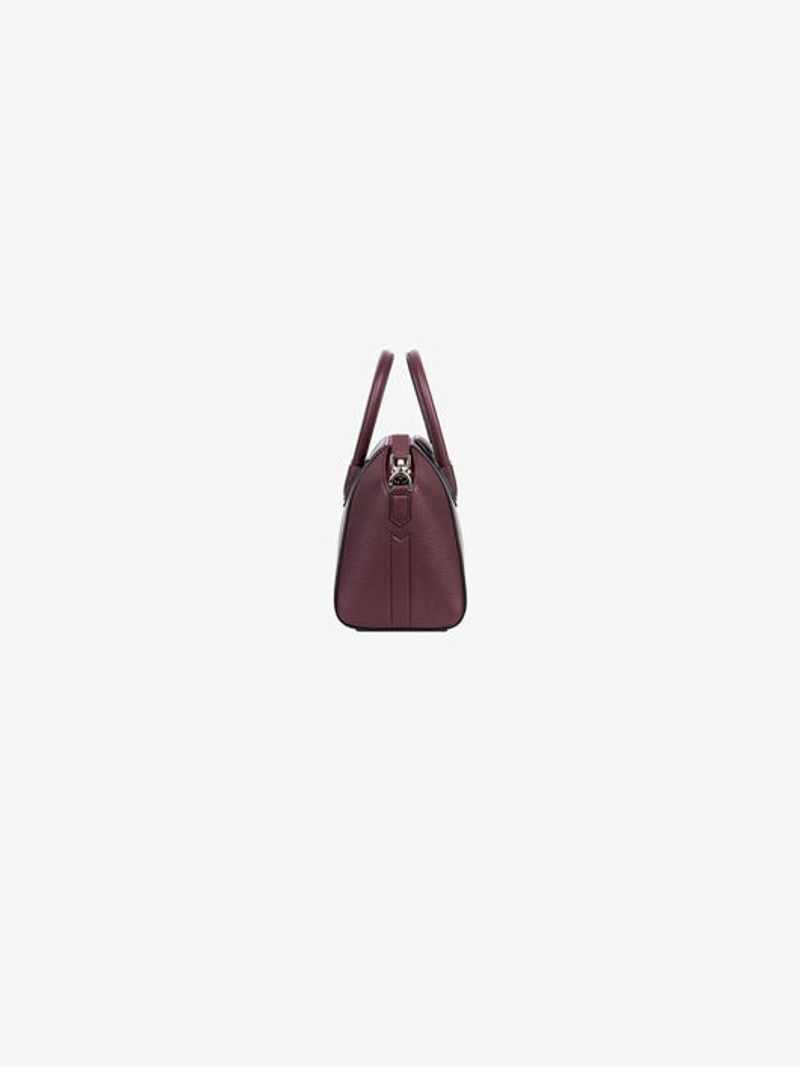 MINI ANTIGONA BAG IN GRAINED LEATHER 4
