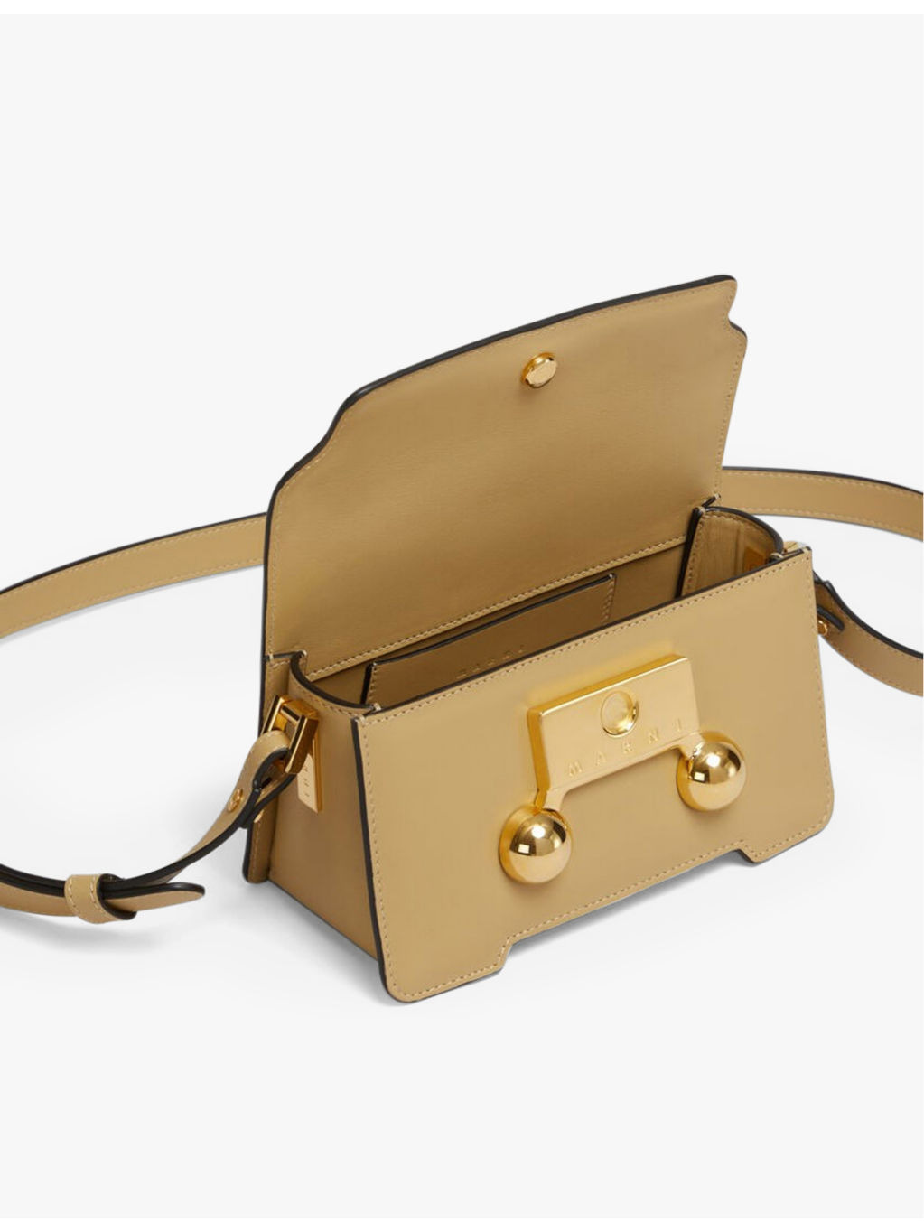 Trunkaroo branded-hardware leather shoulder bag - 5