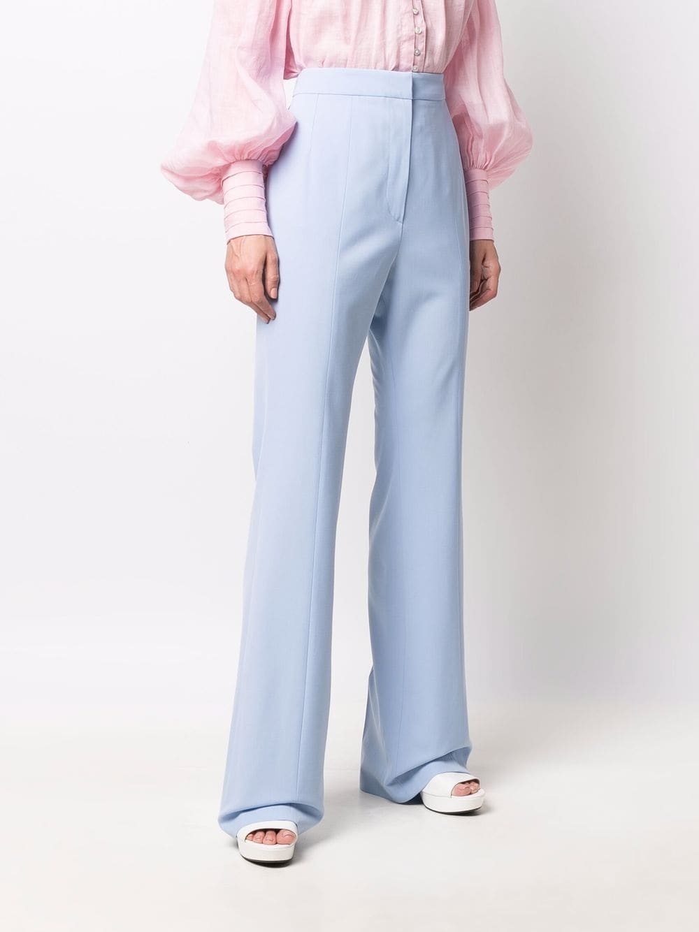 high-waisted palazzo pants - 3