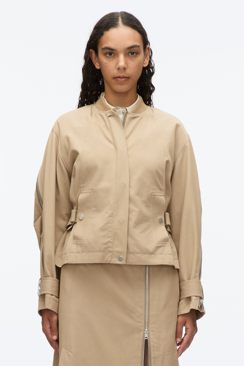 Zip Cocoon Back Bomber Jacket 3