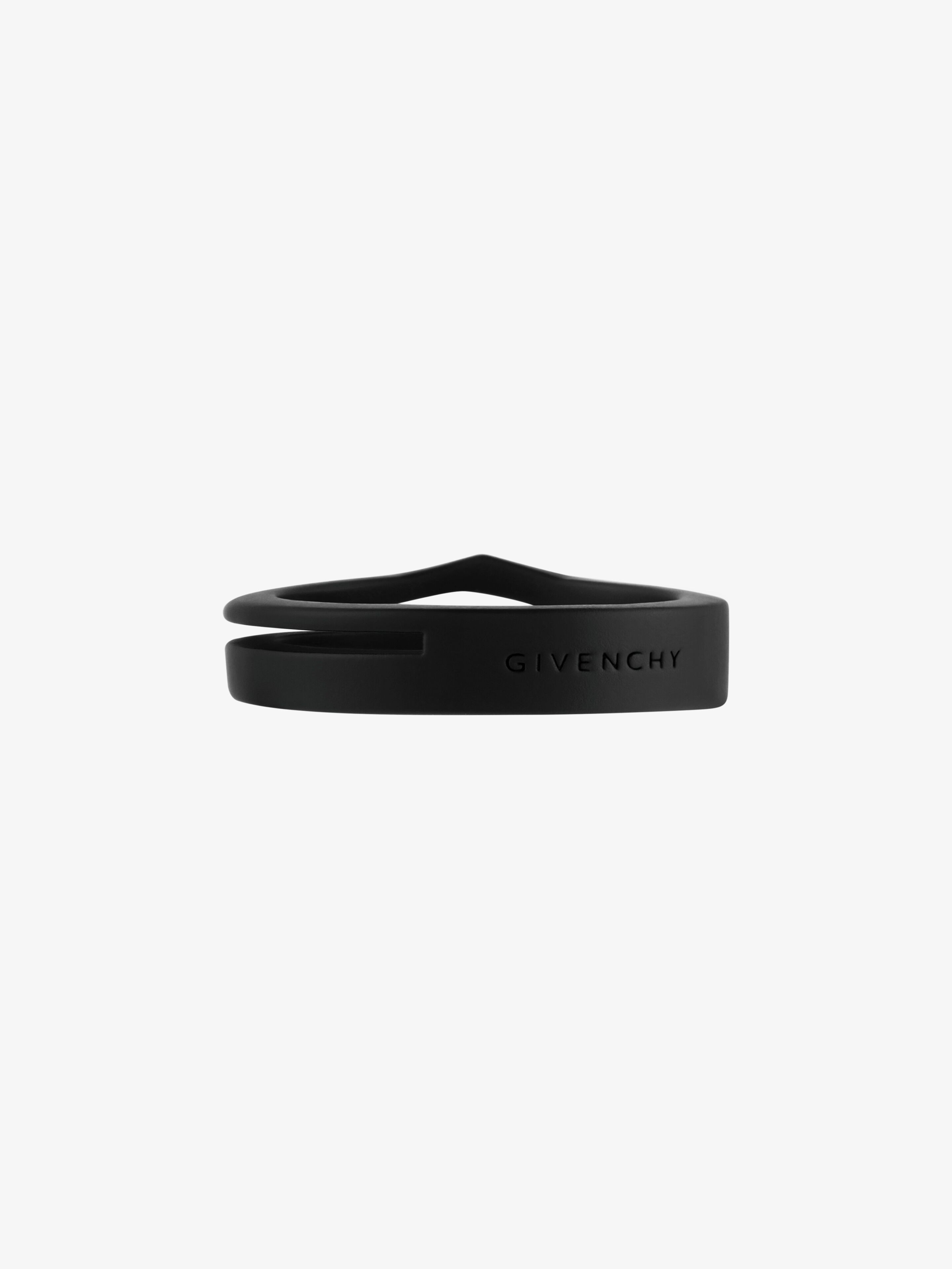 GIV CUT RING IN METAL AND ENAMEL - 4