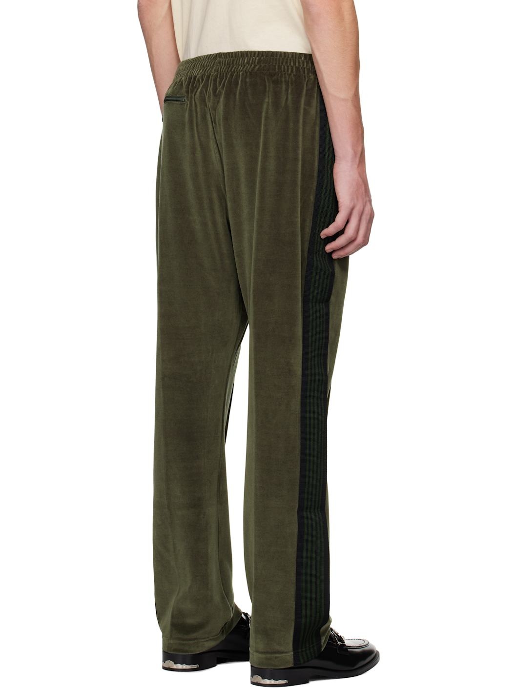 Khaki Narrow Track Pants - 3