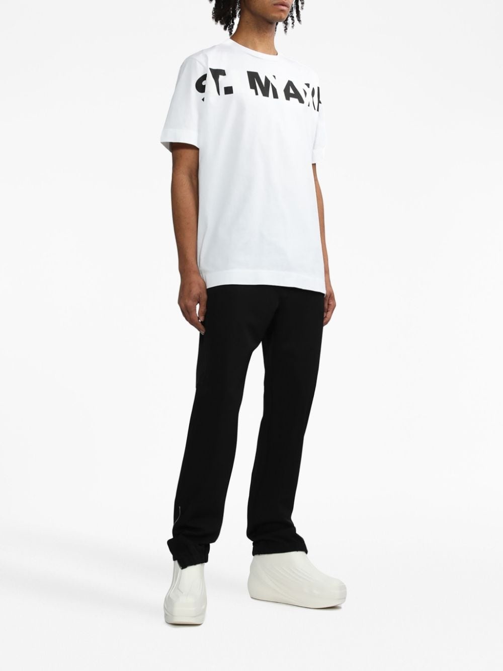 logo-print cotton T-shirt - 2