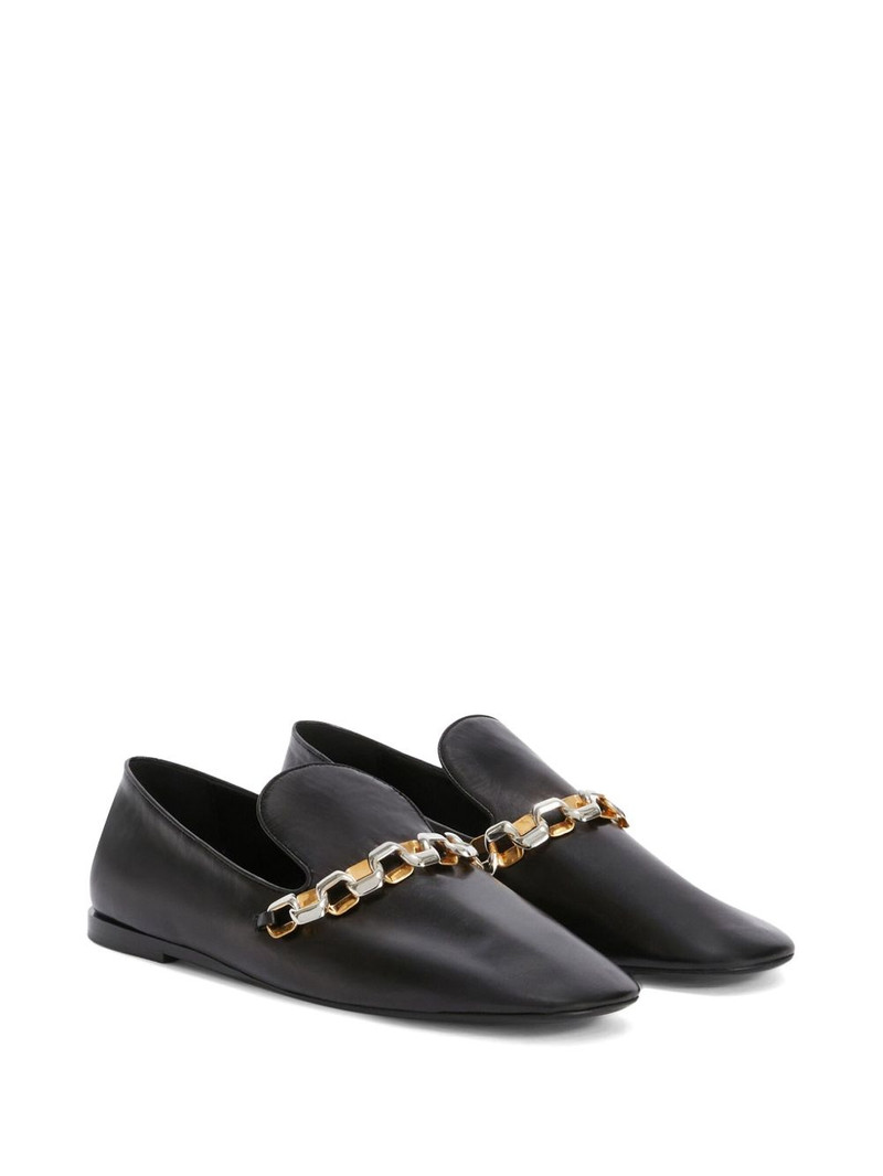 Jil Sander leather loafers outlook