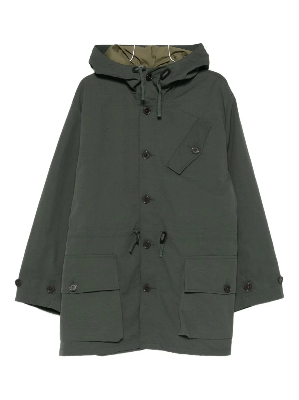 hooded coat - 1