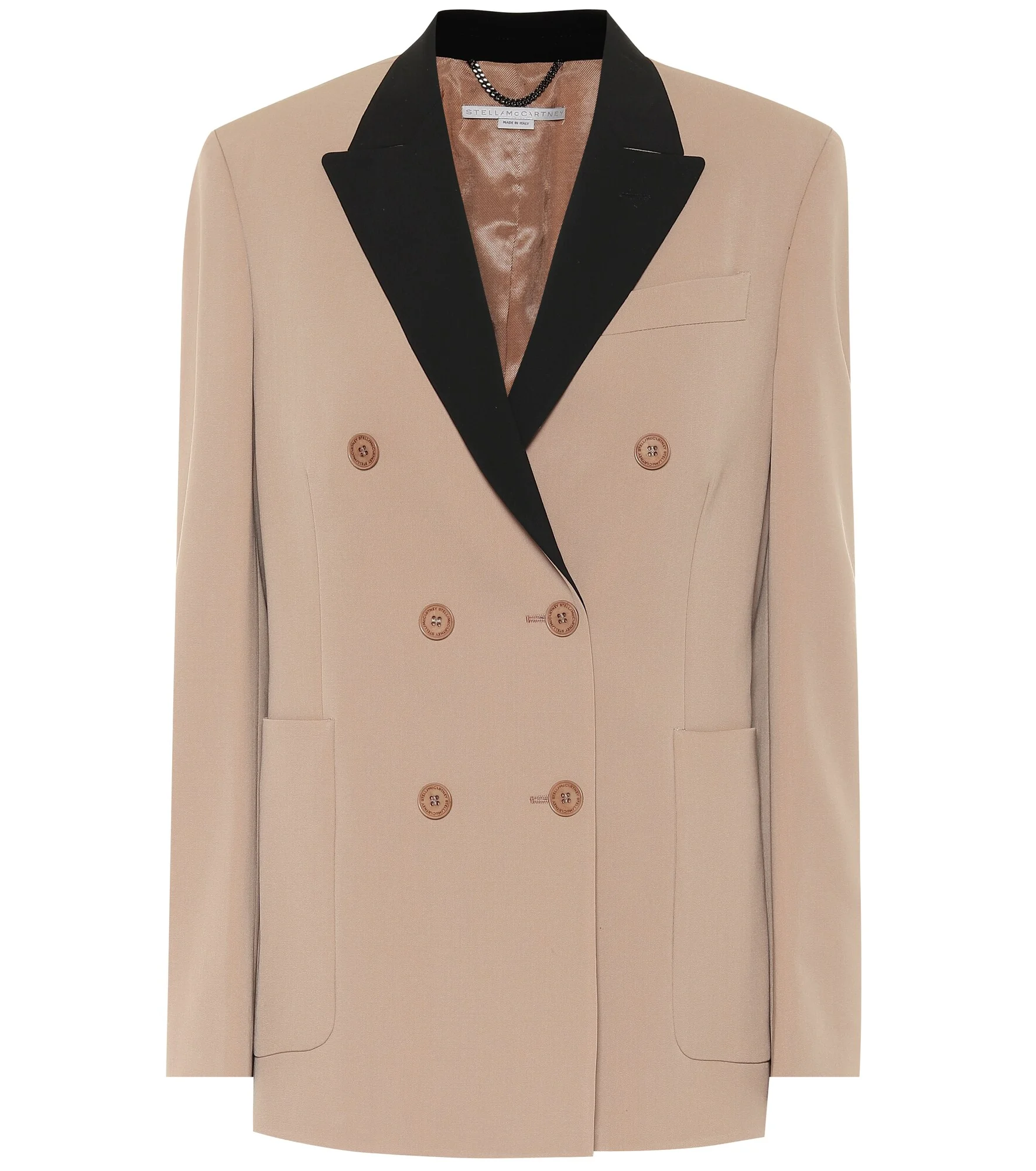 Stretch-wool double-breasted blazer - 1