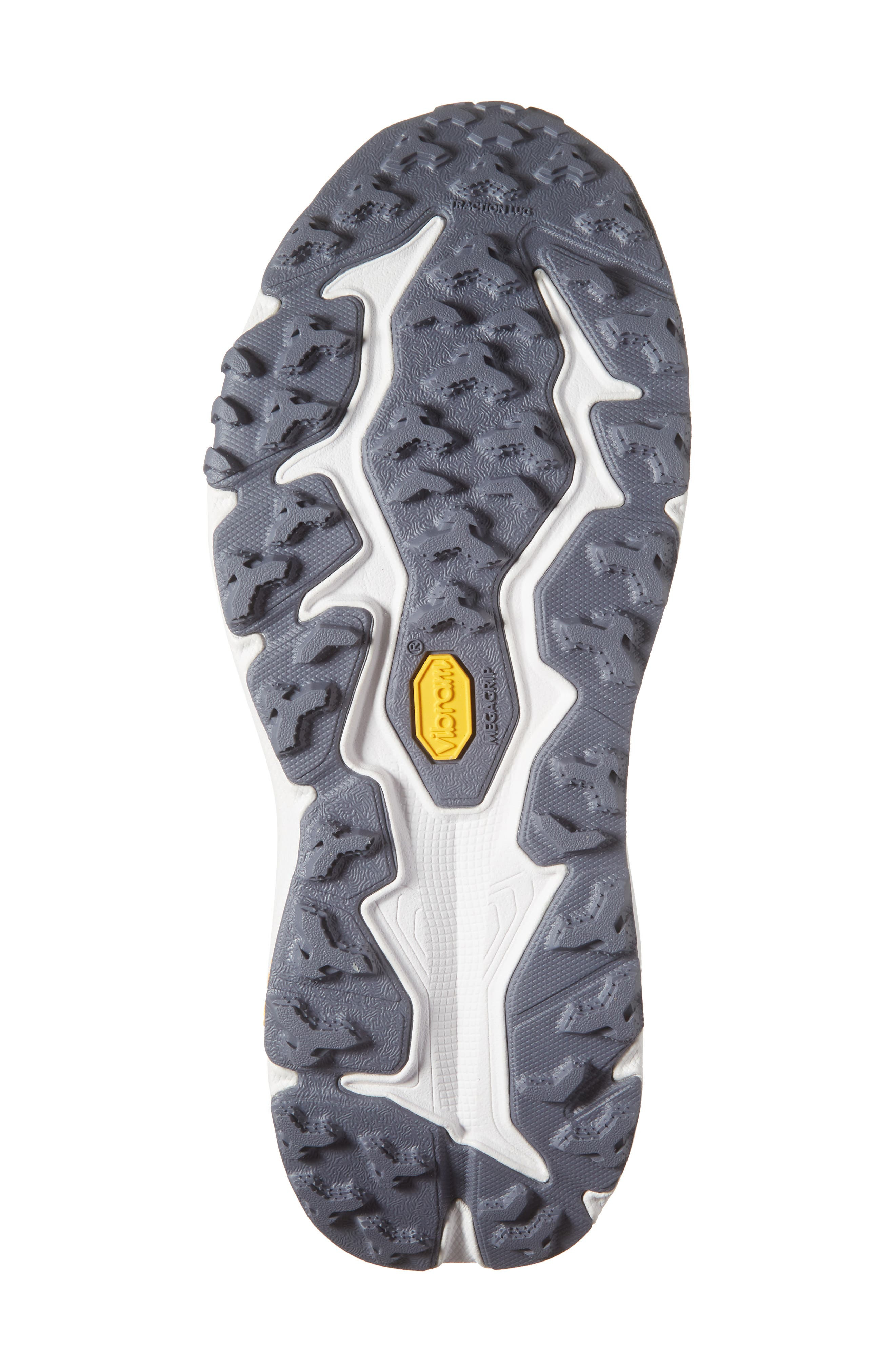 HOKA Speedgoat 6 Trail Running Shoe in White /Neon Tangerine at Nordstrom - 6