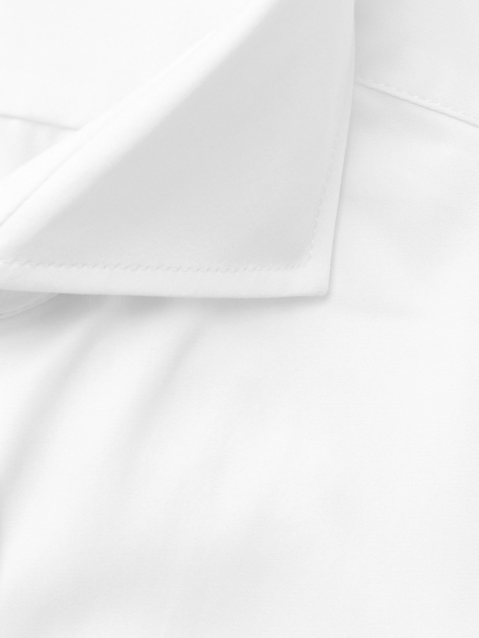 Cutaway-Collar Cotton-Twill Shirt White - 4