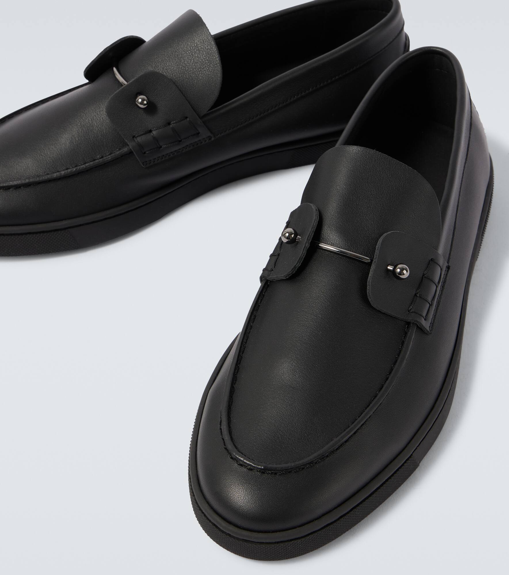 Chambeliboat leather slip-on shoes - 3