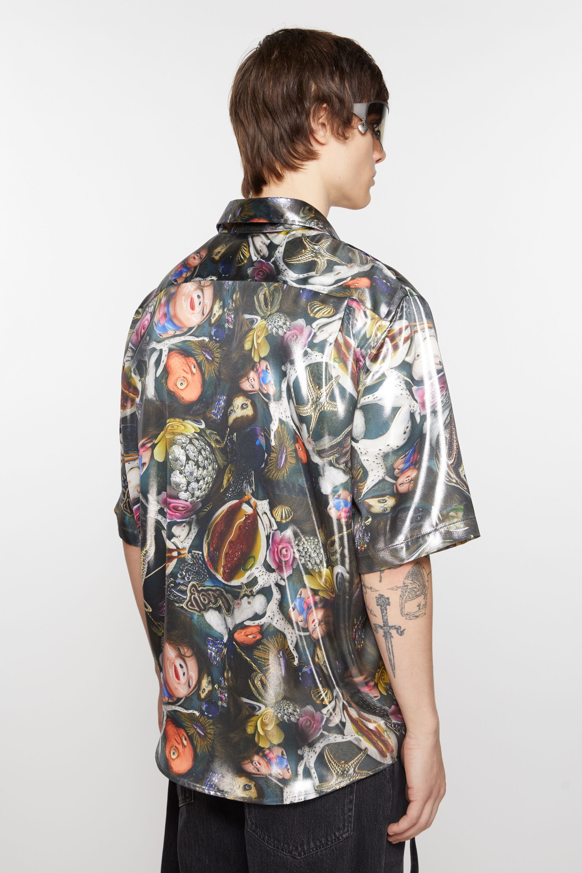 Short sleeve shirt - Black Multicolor - 3