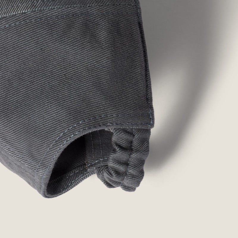 Miu Miu Denim and corduroy baseball cap outlook