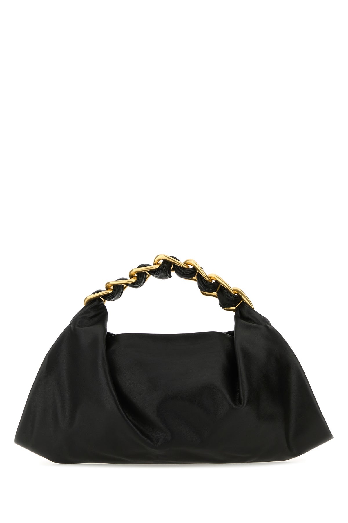 Black leather medium Swan handbag - 3