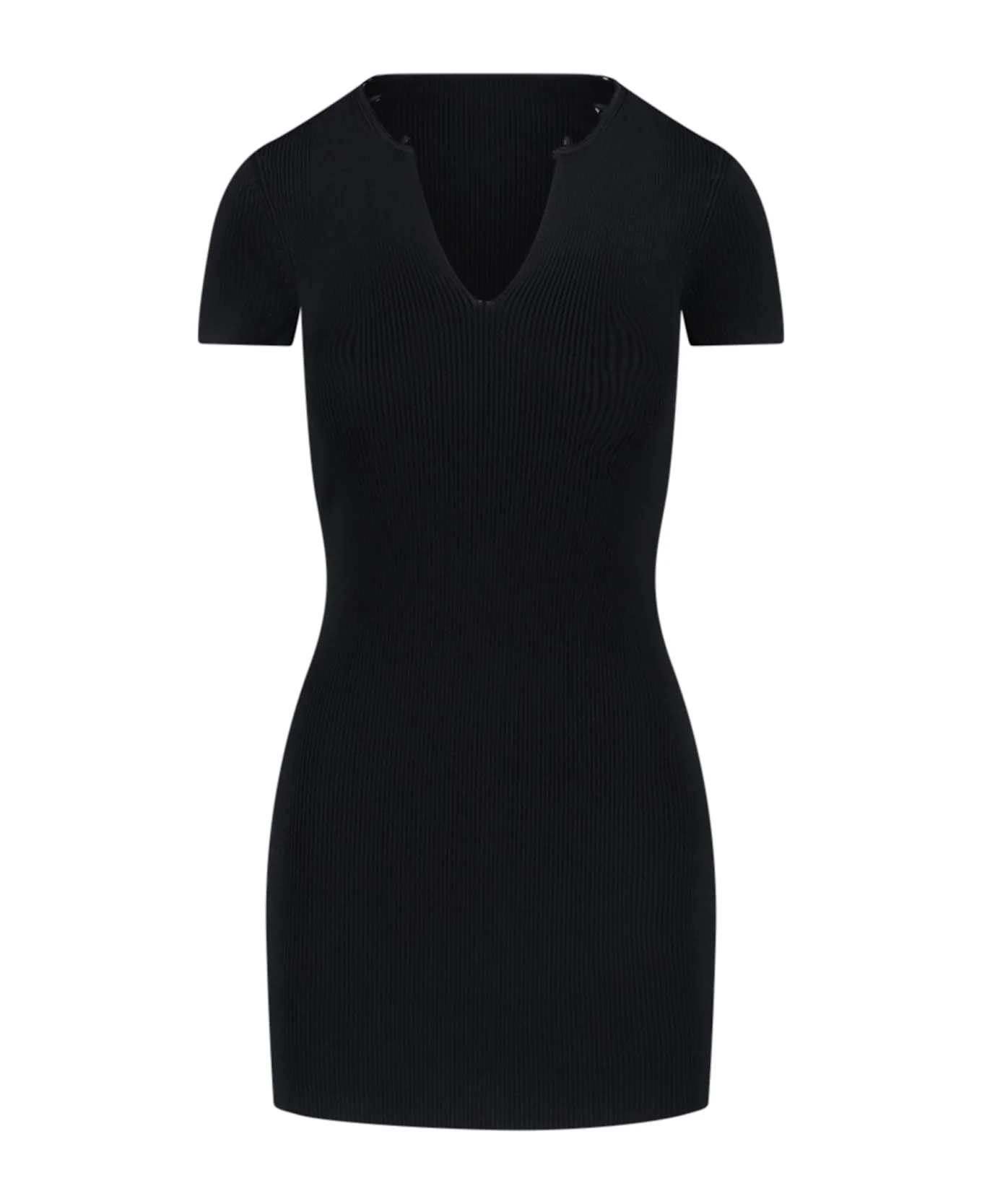 Viscose Blend Mini Dress - 1