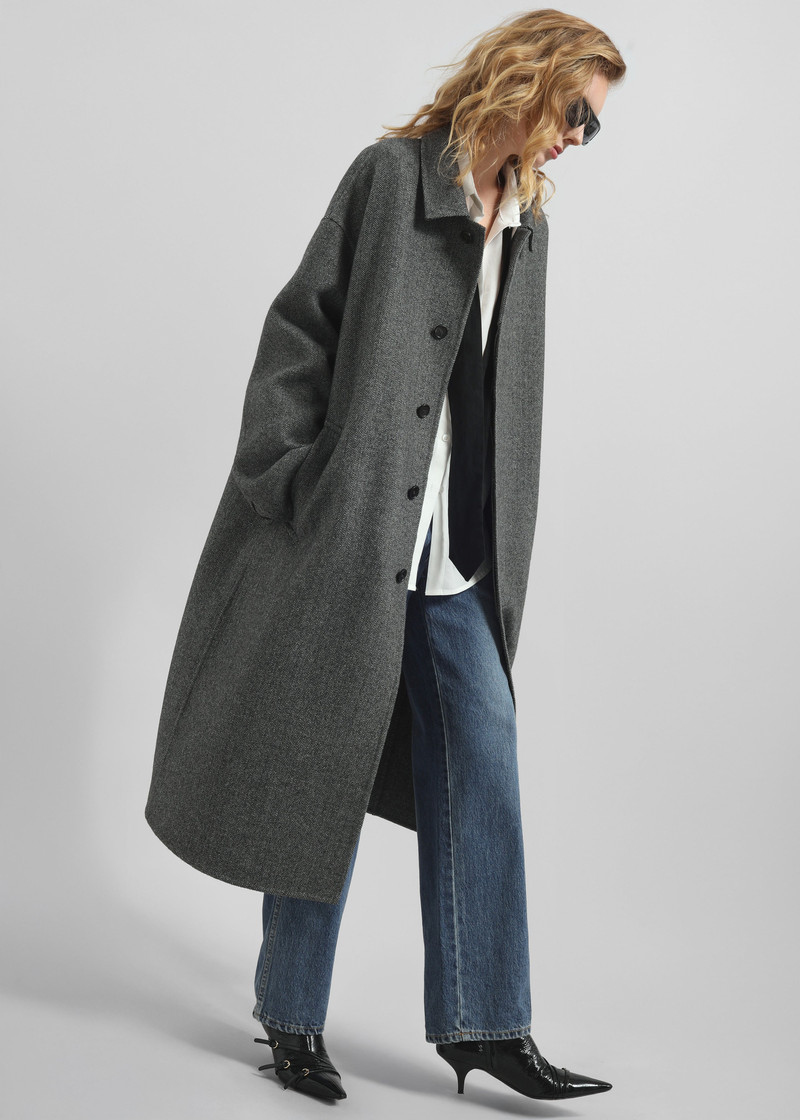 Knole Wool Coat - Grey 6