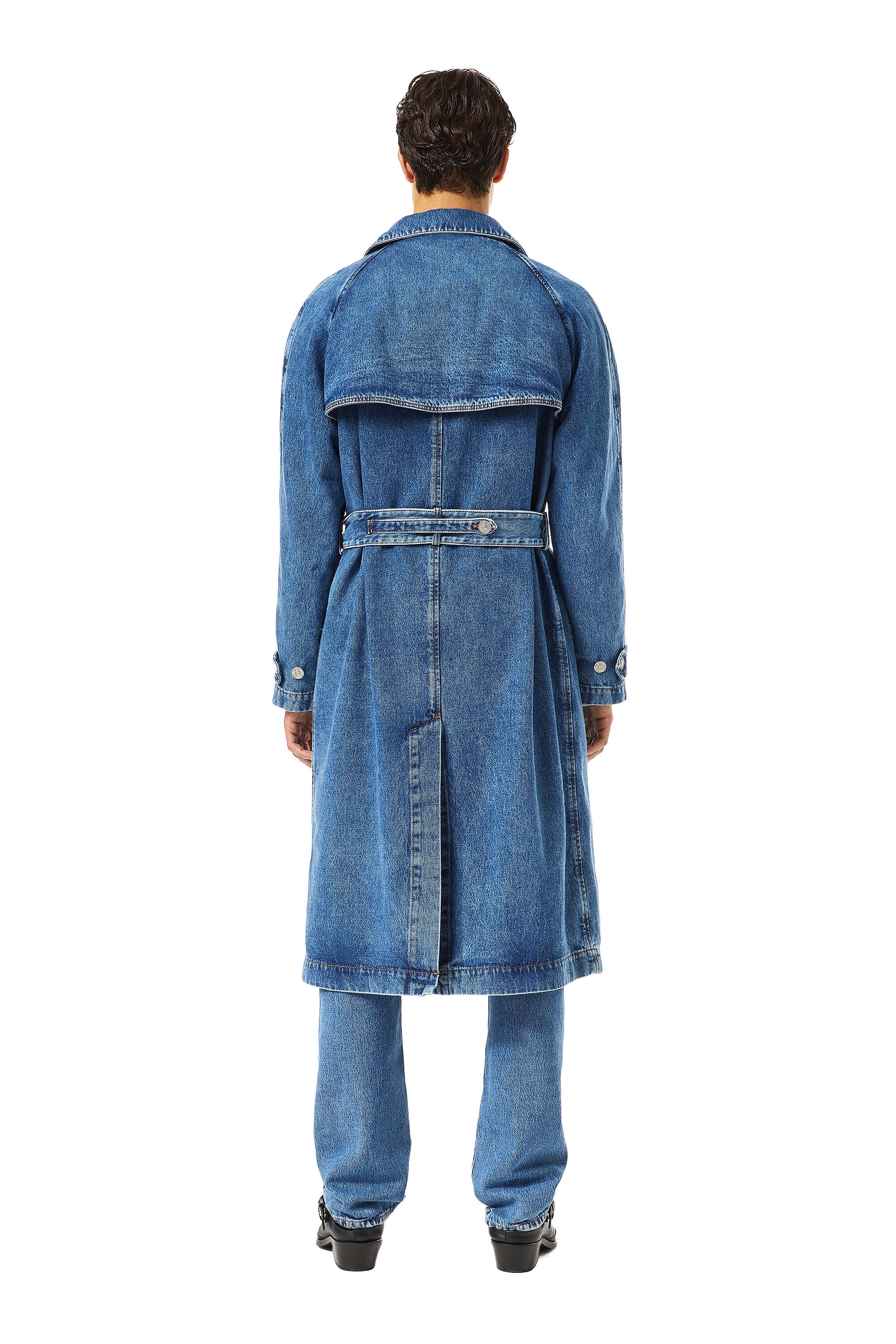 D-DELIRIOUS DOUBLE BREASTED TRENCH COAT - 5