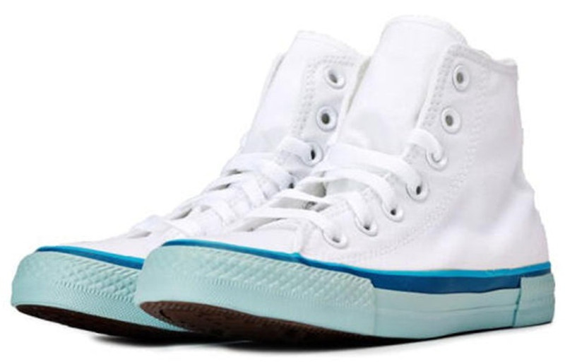 Converse (WMNS) Converse Chuck Taylor All Star Hi 'White Blue' 568805C outlook