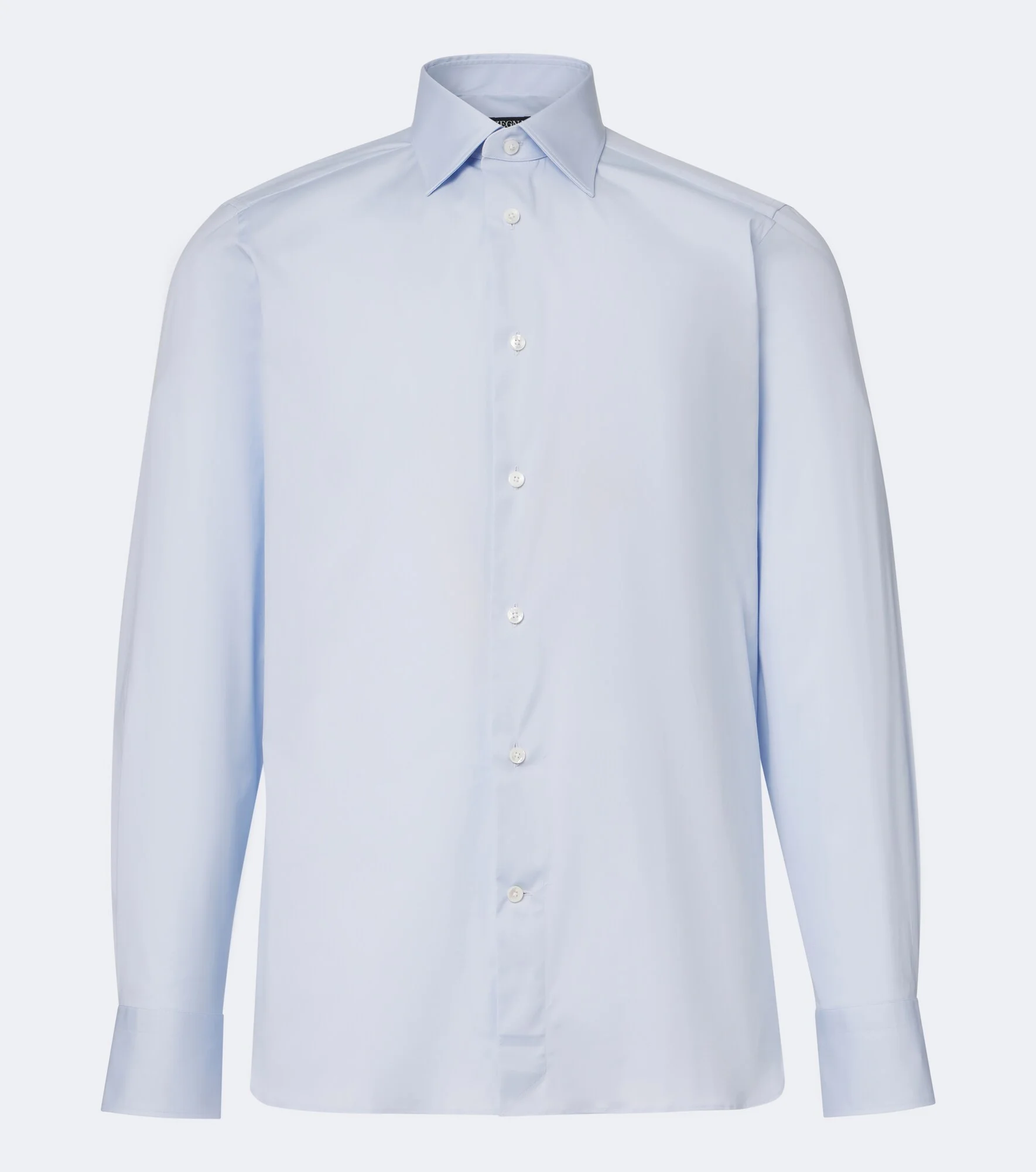 Cotton-blend poplin shirt - 1