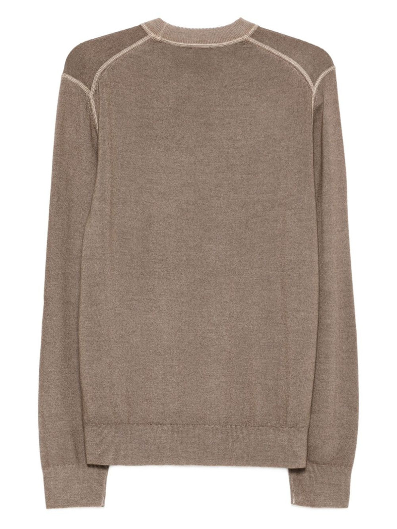 BOSS crew-neck virgin-wool sweater outlook