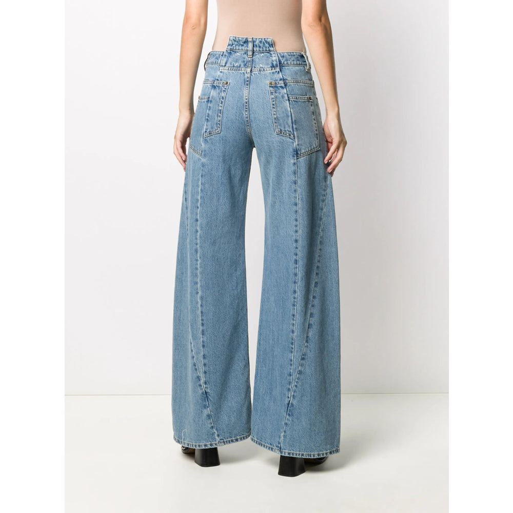 Maison Margiela Blue Denim - Wide-Leg Jeans Women - 5
